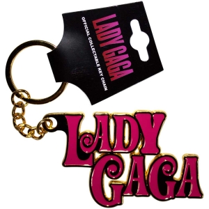 Lady Gaga - Swirly Logo Keychain in the group MERCHANDISE / Keyring / Pop-Rock at Bengans Skivbutik AB (5537044)