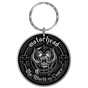 Motorhead - The World Is Yours Keychain in the group MERCHANDISE / Keyring / Heavy Metal at Bengans Skivbutik AB (5537060)
