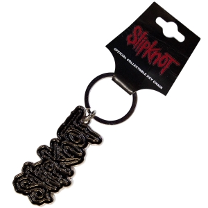 Slipknot - Black Logo Black Border Keychain in the group MERCHANDISE / Keyring / Heavy Metal at Bengans Skivbutik AB (5537098)