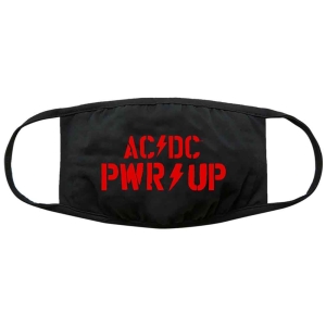 Ac/Dc - Pwr-Up Logo Bl Face Mask in the group MERCHANDISE / Merch / Hårdrock at Bengans Skivbutik AB (5537222)