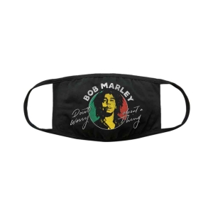 Bob Marley - Don't Worry Bl Face Mask in the group MERCHANDISE / Merch / Reggae at Bengans Skivbutik AB (5537231)