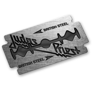 Judas Priest - Bristish Steel Pin Badge in the group MERCHANDISE / Pin-Button Badge / Heavy Metal at Bengans Skivbutik AB (5537330)