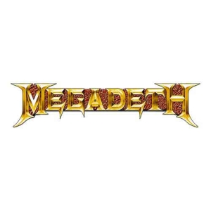Megadeth - Gold Logo Pin Badge in the group MERCHANDISE / Merch / Hårdrock at Bengans Skivbutik AB (5537349)
