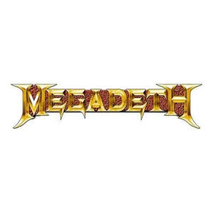 Megadeth - Gold Logo Pin Badge in the group MERCHANDISE / Pin-Button Badge / Heavy Metal at Bengans Skivbutik AB (5537349)