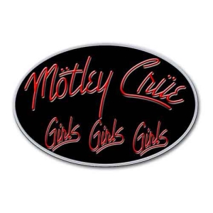 Motley Crue - Girls Girls Girls Logo Pin Badge in the group MERCHANDISE / Merch / Hårdrock at Bengans Skivbutik AB (5537354)