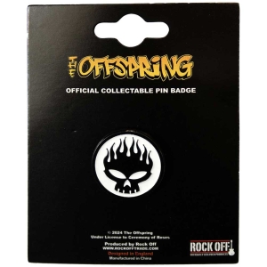 Offspring - Skull Pin Badge in the group MERCHANDISE / Pin-Button Badge / Punk at Bengans Skivbutik AB (5537372)