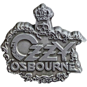 Ozzy Osbourne - Crest Logo Pin Badge in the group MERCHANDISE / Pin-Button Badge / Heavy Metal at Bengans Skivbutik AB (5537376)