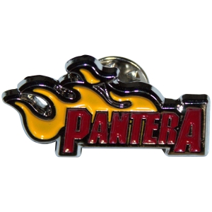 Pantera - Flame Logo Pin Badge in the group MERCHANDISE / Pin-Button Badge / Heavy Metal at Bengans Skivbutik AB (5537380)