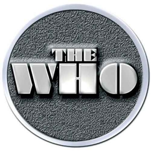 The Who - Stencil Logo Hichrome Pin Badge in the group MERCHANDISE at Bengans Skivbutik AB (5537440)