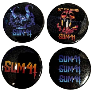 Sum 41 - Out For Blood Pin Badge Set in the group MERCHANDISE at Bengans Skivbutik AB (5537450)