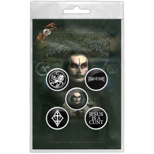 Cradle Of Filth - Hammer Of The Witches/Dani Button Badge  in the group MERCHANDISE / Merch / Hårdrock at Bengans Skivbutik AB (5537458)