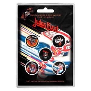 Judas Priest - Turbo Retail Pack Button Badge Pack in the group MERCHANDISE / Merch / Hårdrock at Bengans Skivbutik AB (5537467)