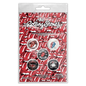 Rolling Stones - Tour Collection Button Badge Pack in the group MERCHANDISE / Merch / Pop-Rock at Bengans Skivbutik AB (5537477)