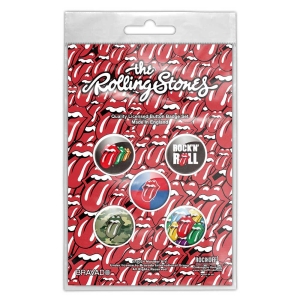 Rolling Stones - Rock 'N' Roll Button Badge Pack in the group MERCHANDISE / Pin-Button Badge / Pop-Rock at Bengans Skivbutik AB (5537478)