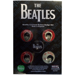 The Beatles - Vintage Portrait Button Badge Pack in the group MERCHANDISE / Pin-Button Badge / Pop-Rock at Bengans Skivbutik AB (5537483)