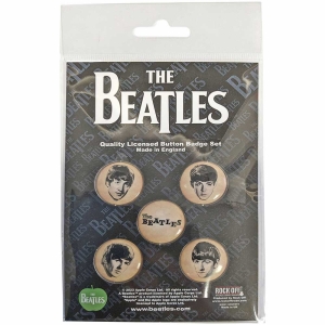The Beatles - She Loves You Vintage Button Badge Pack in the group MERCHANDISE / Merch / Pop-Rock at Bengans Skivbutik AB (5537486)