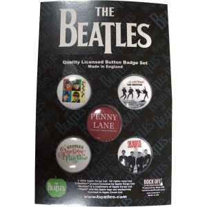 The Beatles - Beatles Liverpool Button Badge Pack in the group MERCHANDISE / Merch / Pop-Rock at Bengans Skivbutik AB (5537490)