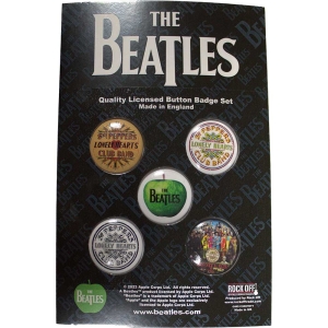 The Beatles - Sgt Pepper Button Badge Pack in the group MERCHANDISE / Merch / Pop-Rock at Bengans Skivbutik AB (5537491)