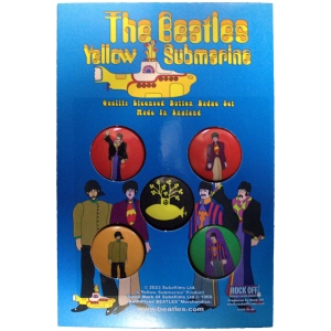The Beatles - Yellow Submarine Button Badge Pack in the group MERCHANDISE / Pin-Button Badge / Pop-Rock at Bengans Skivbutik AB (5537492)