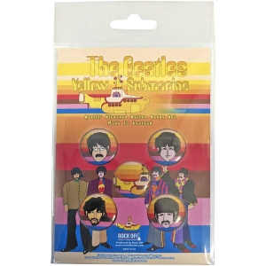 The Beatles - Sub Portrait Button Badge Pack in the group MERCHANDISE / Merch / Pop-Rock at Bengans Skivbutik AB (5537493)