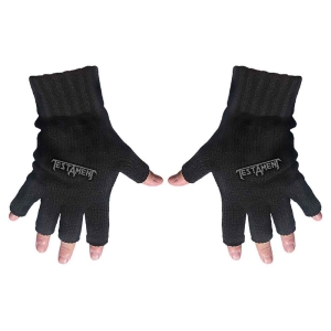 Testament - Logo Fingerless Gloves in the group MERCHANDISE / Merch / Hårdrock at Bengans Skivbutik AB (5537592)