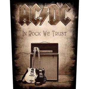 Ac/Dc - In Rock We Trust Back Patch in the group MERCHANDISE / Patch / Heavy Metal at Bengans Skivbutik AB (5537678)