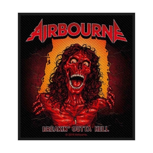 Airbourne - Breakin' Outta Hell Standard Patch in the group MERCHANDISE / Patch / Heavy Metal at Bengans Skivbutik AB (5537698)