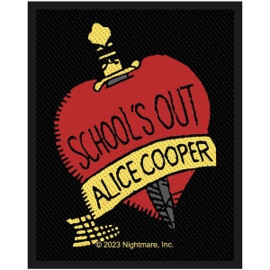 Alice Cooper - School's Out Standard Patch in the group MERCHANDISE / Merch / Hårdrock at Bengans Skivbutik AB (5537707)