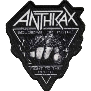 Anthrax - Soldier Of Metal Ftd Printed Patch in the group MERCHANDISE / Merch / Hårdrock at Bengans Skivbutik AB (5537711)