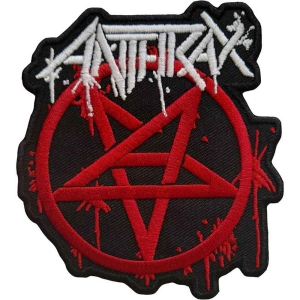 Anthrax - Pent Logo Woven Patch in the group MERCHANDISE / Merch / Hårdrock at Bengans Skivbutik AB (5537715)