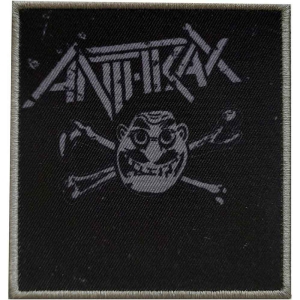 Anthrax - Cross Bones Printed Patch in the group MERCHANDISE / Merch / Hårdrock at Bengans Skivbutik AB (5537716)