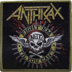 Anthrax - Fight 'Em Printed Patch in the group MERCHANDISE / Merch / Hårdrock at Bengans Skivbutik AB (5537717)