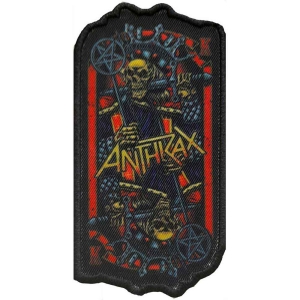 Anthrax - Evil King Printed Patch in the group MERCHANDISE / Patch / Heavy Metal at Bengans Skivbutik AB (5537720)