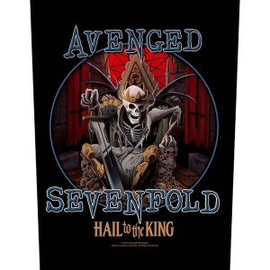 Avenged Sevenfold - Hail To The King Back Patch in the group MERCHANDISE / Merch / Hårdrock at Bengans Skivbutik AB (5537729)