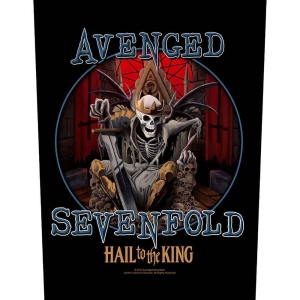 Avenged Sevenfold - Hail To The King Back Patch in the group MERCHANDISE / Patch / Heavy Metal at Bengans Skivbutik AB (5537729)