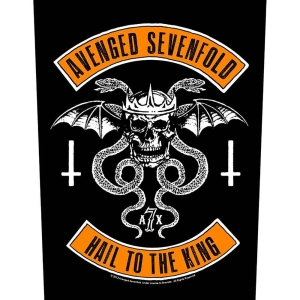 Avenged Sevenfold - Biker Back Patch in the group MERCHANDISE / Patch / Heavy Metal at Bengans Skivbutik AB (5537730)
