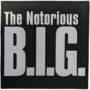 Biggie Smalls - The Notorious Woven Patch in the group MERCHANDISE / Patch / Hip Hop-Rap at Bengans Skivbutik AB (5537741)