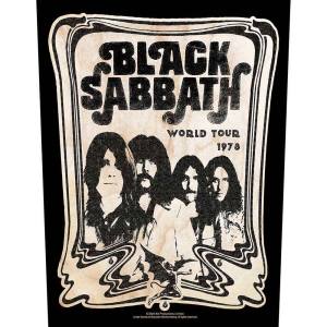 Black Sabbath - World Tour 1978 Back Patch in the group MERCHANDISE / Patch / Heavy Metal at Bengans Skivbutik AB (5537754)