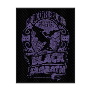 Black Sabbath - Lord Of This World Retail Packaged Patch in the group MERCHANDISE / Merch / Hårdrock at Bengans Skivbutik AB (5537760)