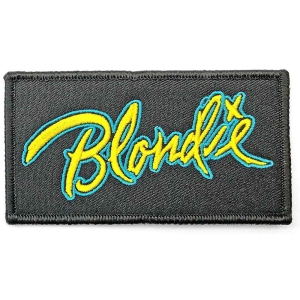Blondie - Ettb Logo Woven Patch in the group MERCHANDISE / Patch / Pop-Rock at Bengans Skivbutik AB (5537766)