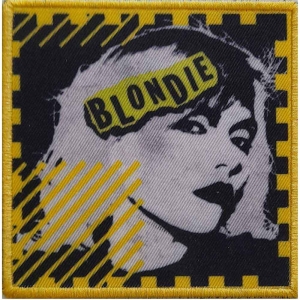 Blondie - Punk Logo Mono Printed Patch in the group MERCHANDISE / Merch / Pop-Rock at Bengans Skivbutik AB (5537768)