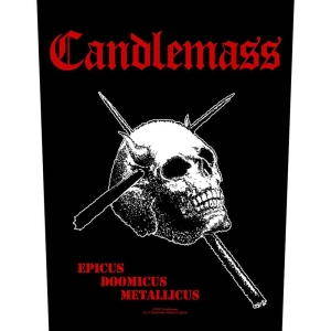 Candlemass - Epicus Doomicus Metallicus Back Patch in the group MERCHANDISE / Patch / Heavy Metal at Bengans Skivbutik AB (5537784)