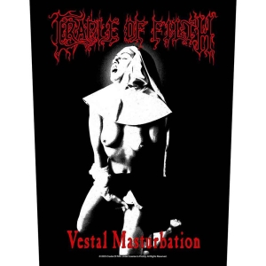 Cradle Of Filth - Vestal Masturbation Back Patch in the group MERCHANDISE / Merch / Hårdrock at Bengans Skivbutik AB (5537796)