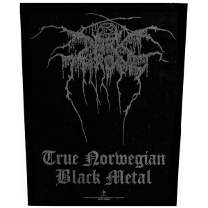 Darkthrone - True Norwegian Black Metal Back Patch in the group MERCHANDISE / Patch / Heavy Metal at Bengans Skivbutik AB (5537809)