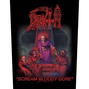 Death - Scream Bloody Gore Back Patch in the group MERCHANDISE / Patch / Heavy Metal at Bengans Skivbutik AB (5537823)