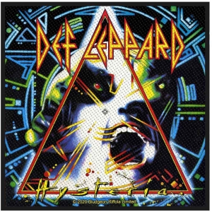 Def Leppard - Hysteria Standard Patch in the group MERCHANDISE / Patch / Heavy Metal at Bengans Skivbutik AB (5537831)