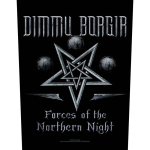 Dimmu Borgir - Forces Of The Northern Night Back Patch in the group MERCHANDISE / Patch /  at Bengans Skivbutik AB (5537838)