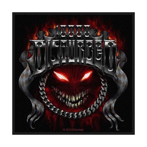 Disturbed - Chrome Smiley Standard Patch in the group MERCHANDISE / Patch / Heavy Metal at Bengans Skivbutik AB (5537845)