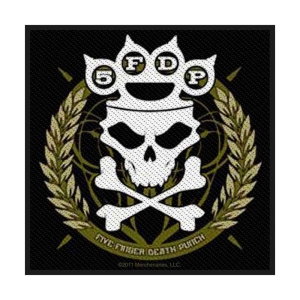 Five Finger Death Punch - Knuckles Crown Standard Patch in the group MERCHANDISE / Patch / Heavy Metal at Bengans Skivbutik AB (5537867)