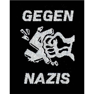 Generic - Gegen Nazis Standard Patch in the group OTHER / Merchandise at Bengans Skivbutik AB (5537878)